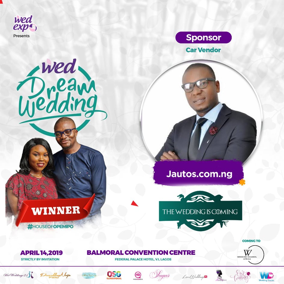 WOW!!! Jautos Motors Sponsors N30million Dream Wedding EXPO Exhibition In Lagos