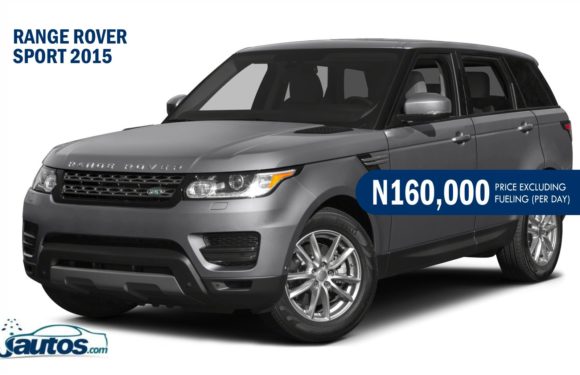 RANGE ROVER SPORT 2015- N160,000 (AMOUNT PER DAY WITHOUT FUELING)